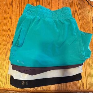 Under Armor drawstring shorts with pockets bundle
